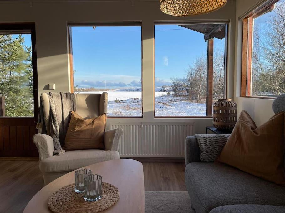 Lakeview Cabin Near Kirkjubæjarklaustur Exteriér fotografie